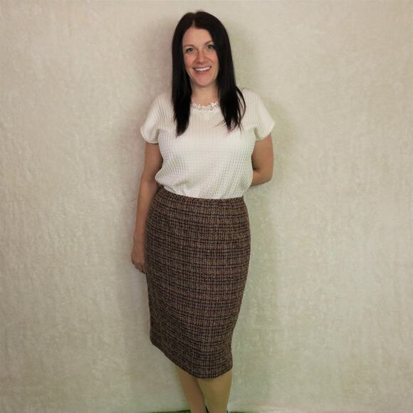 Vintage Le Suit Tweed Skirt - Picture 2 of 4